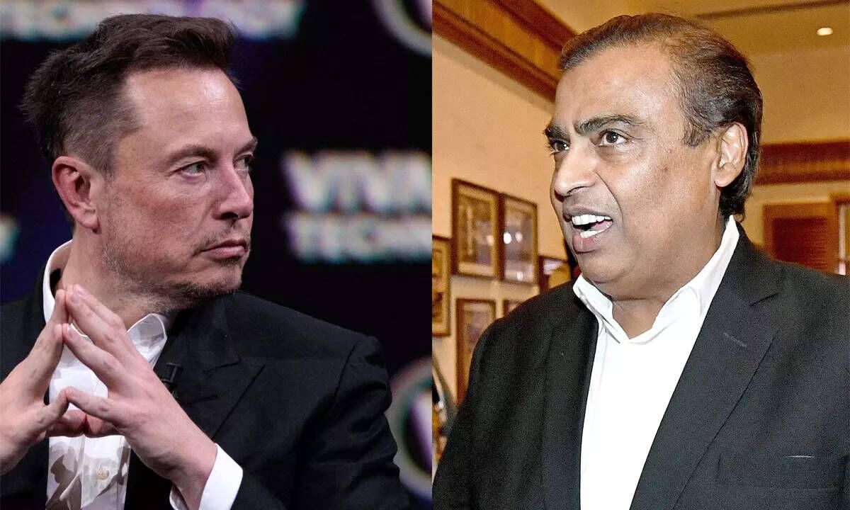 Elon Musk Tata Mittal Battle Against Ambani For Satellite Spectrum