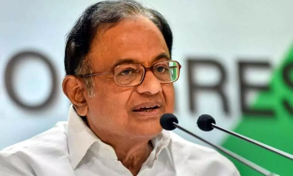 Former Home Minister P Chidambaram