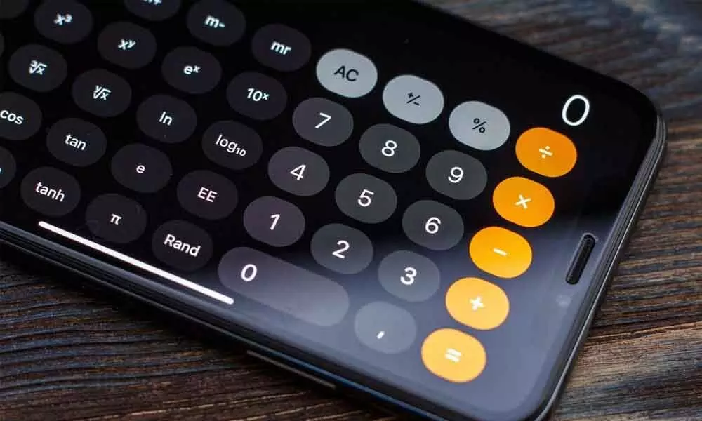 Do you know iPhone has a scientific mode in calculator app?