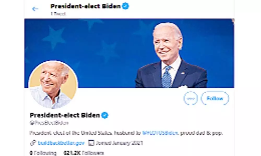 Twitter restarts Biden’s @POTUS account with zero followers