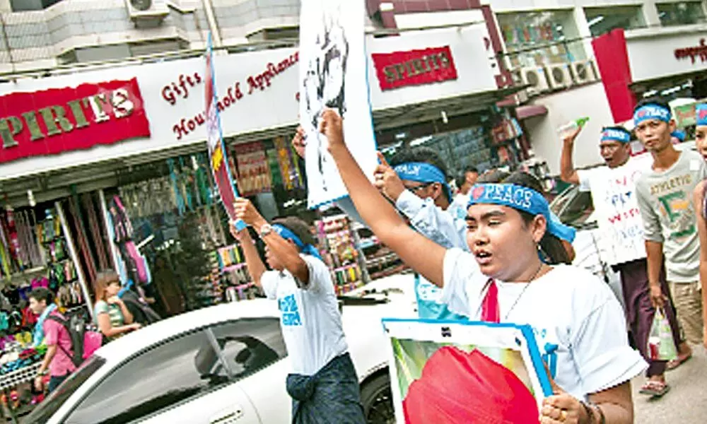 Myanmar anti-coup activists call to shut hospitals