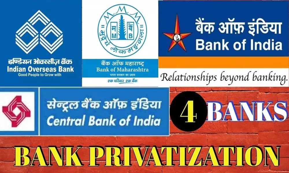 Centre to privatise four govt banks