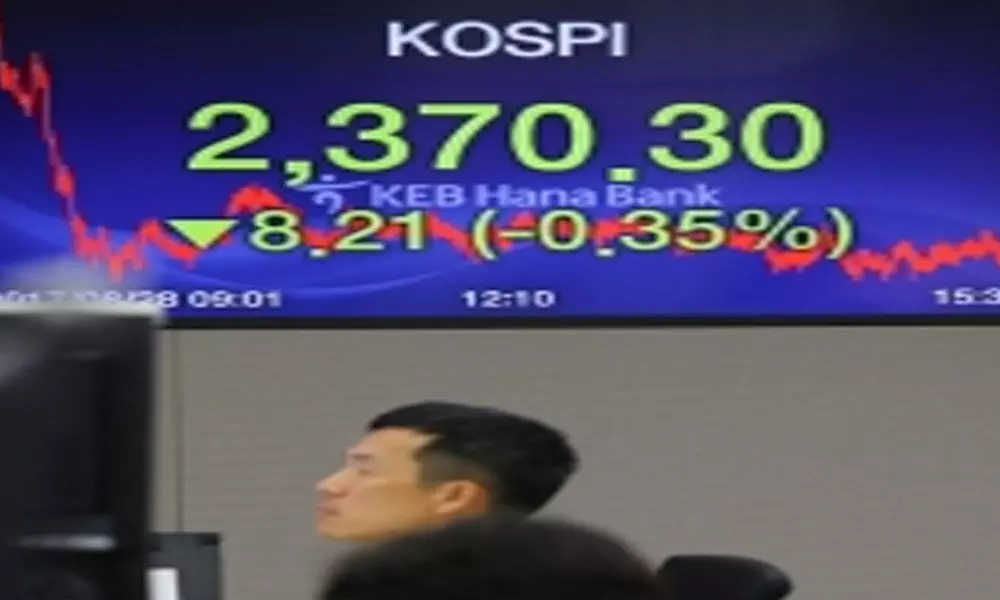 Seoul stocks slump for 2nd day on US inflation concerns