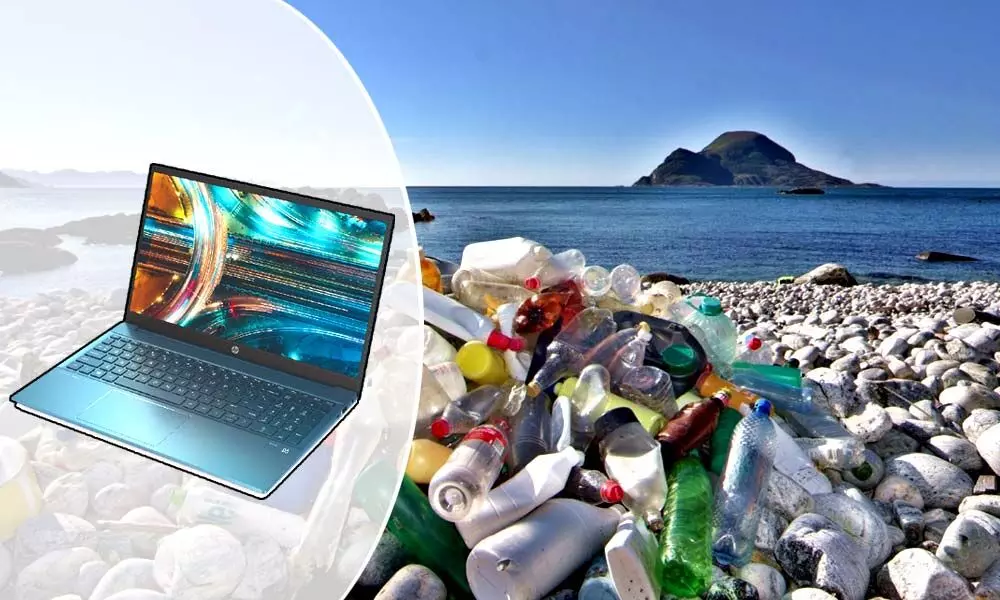 HP brings up PCs made with ocean-bound plastics