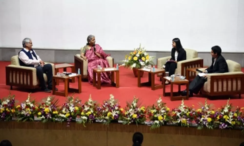 Sitharaman joins leaders of tomorrow at IIM Ahmedabad for interactive session