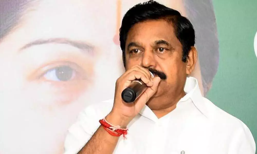 Chief Minister Edappady K Palaniswami