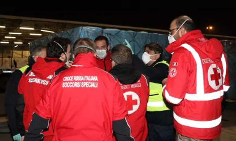 Indias Elgi Equipments helped Italian Red Cross to meet Covid emergency