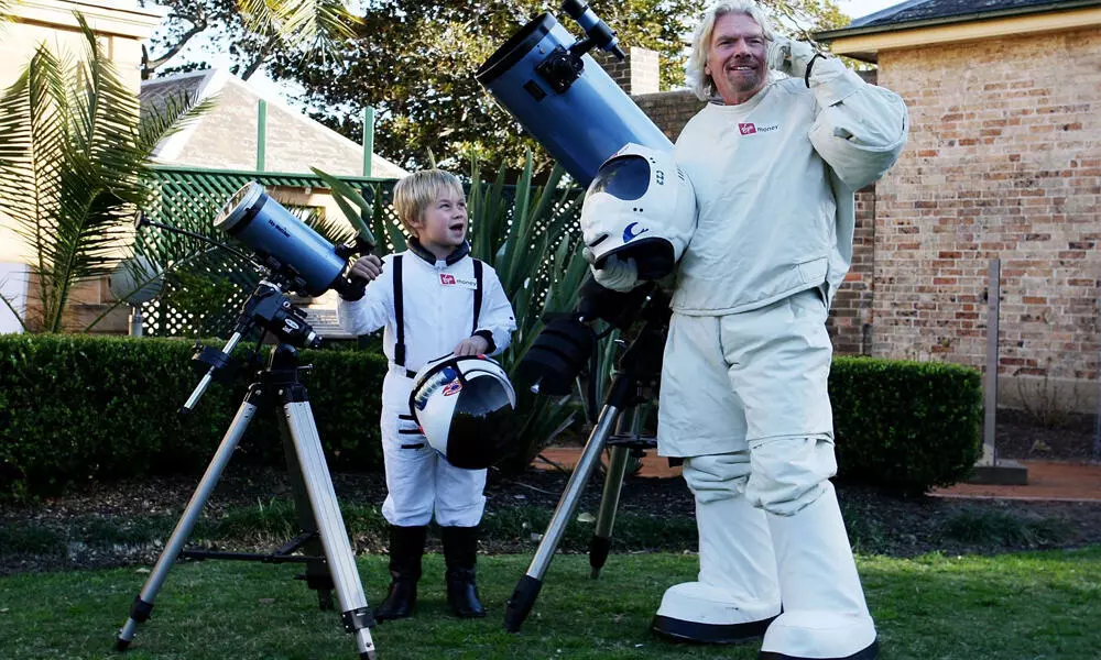 How Richard Branson outpaced in space race