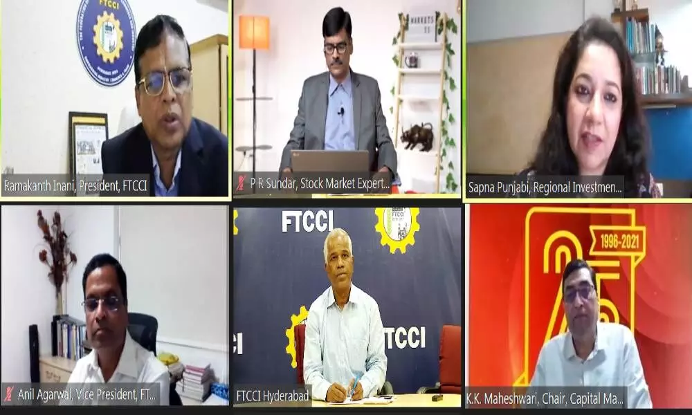 FTCCI webinar on Indian capital markets