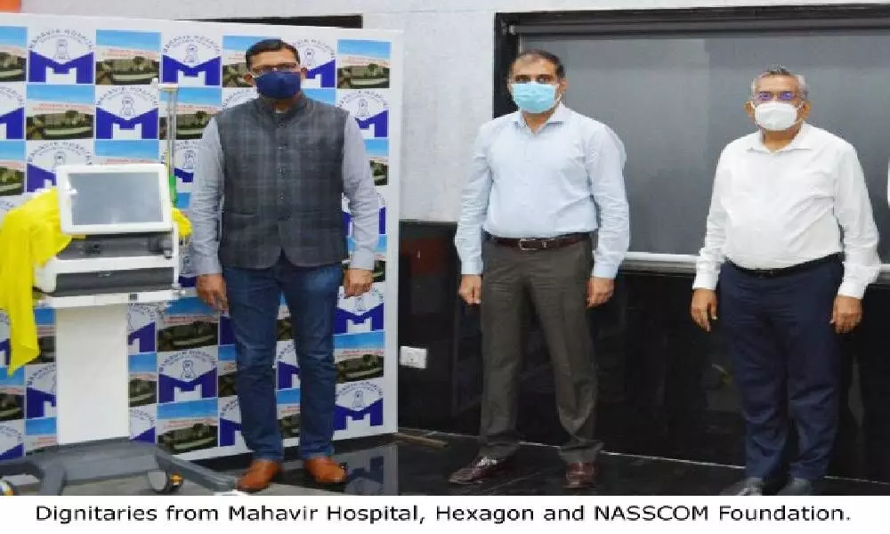 Hexagon donates ventilators worth Rs 45L to Mahavir Hospital