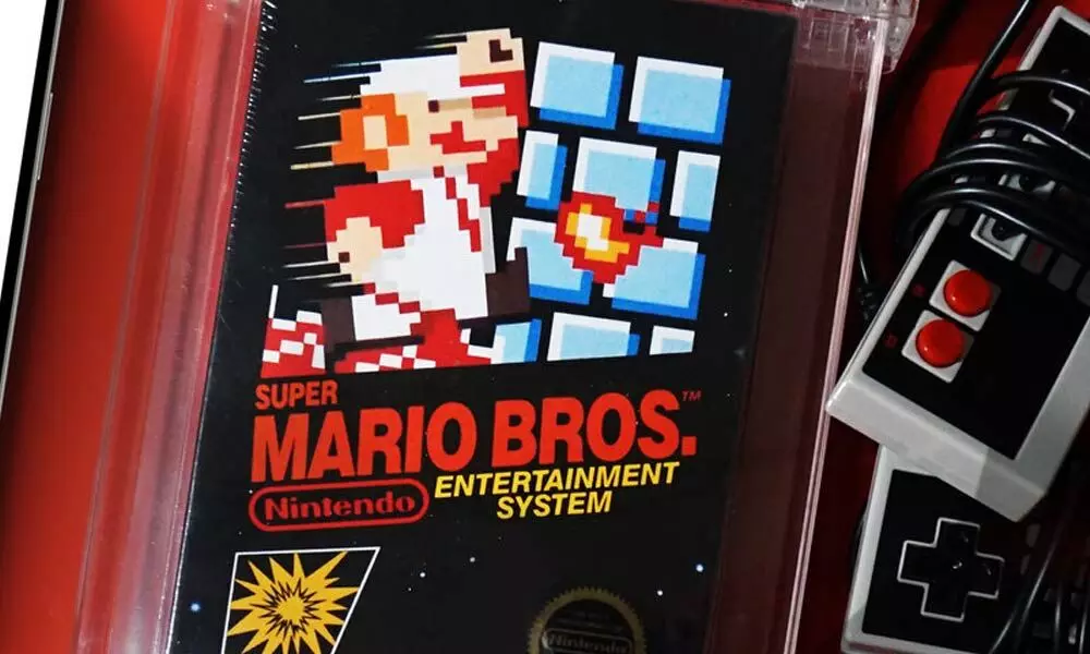 Vintage Super Mario Bros game sold for $2 mn