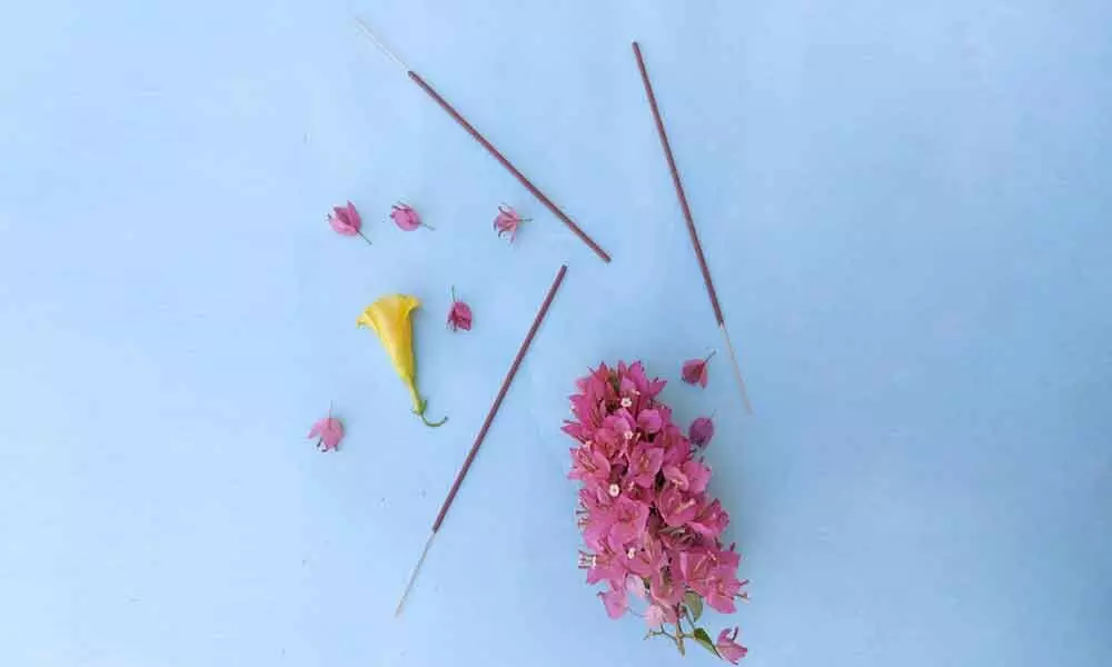 Now, Agarbattis made from upcycled temple flowers