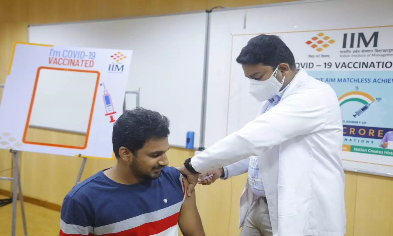 IIMV takes up vaccination drive