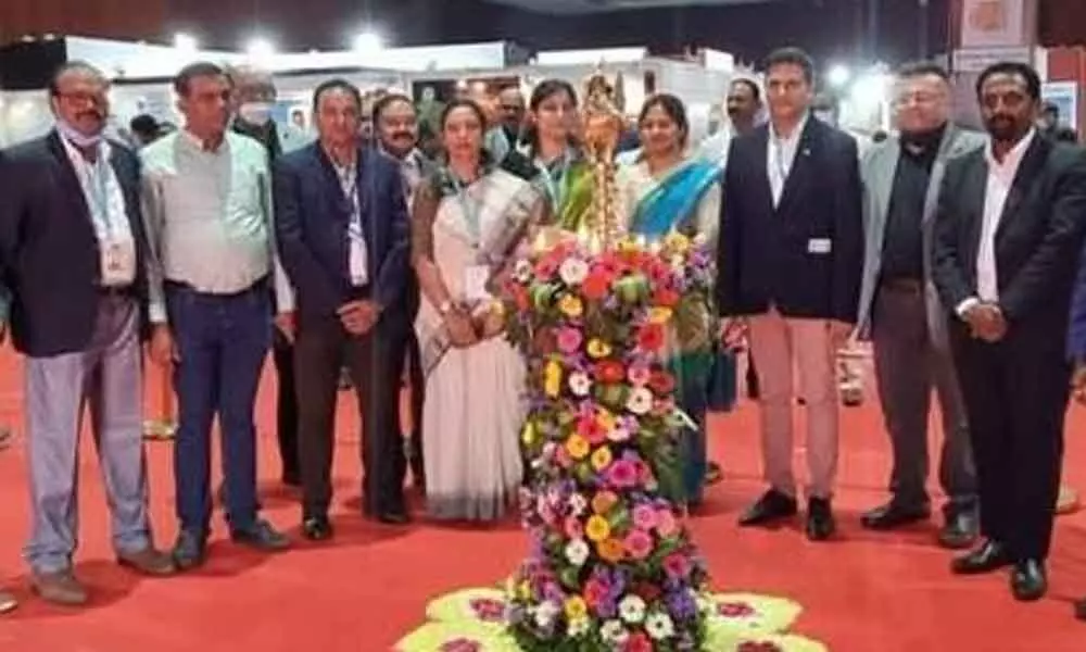 Shilpa Gupta, AMD MPTB with other dignitaries in Hyderabad