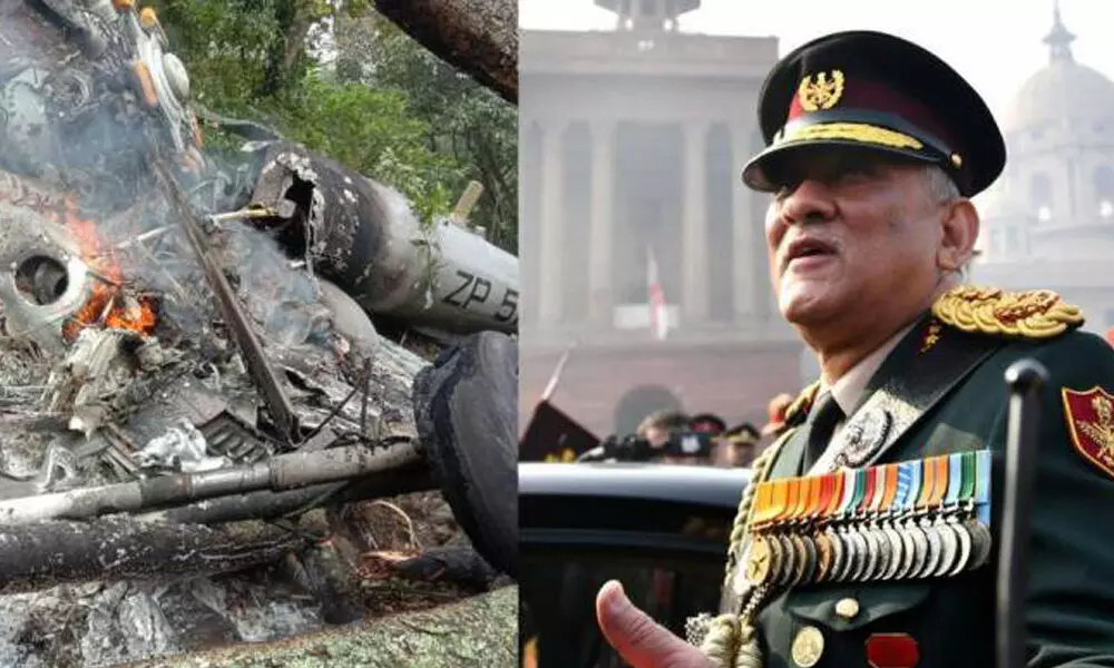 Defence chief Bipin Rawat dies in chopper crash