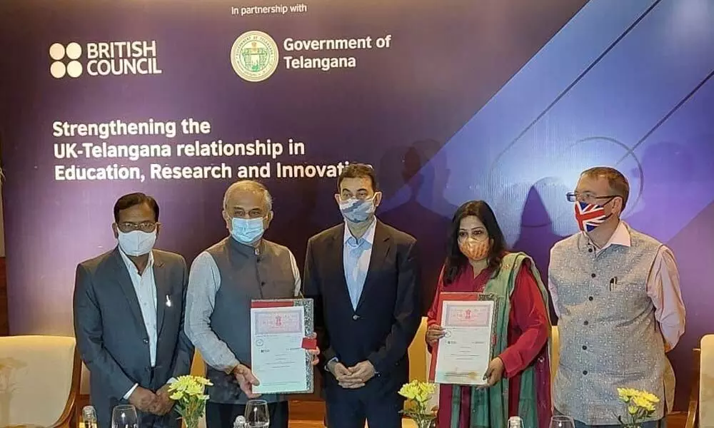 TS Govt, British Council ink pact in edu research