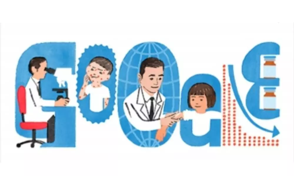 Google honours worlds first chickenpox vax creator with Doodle