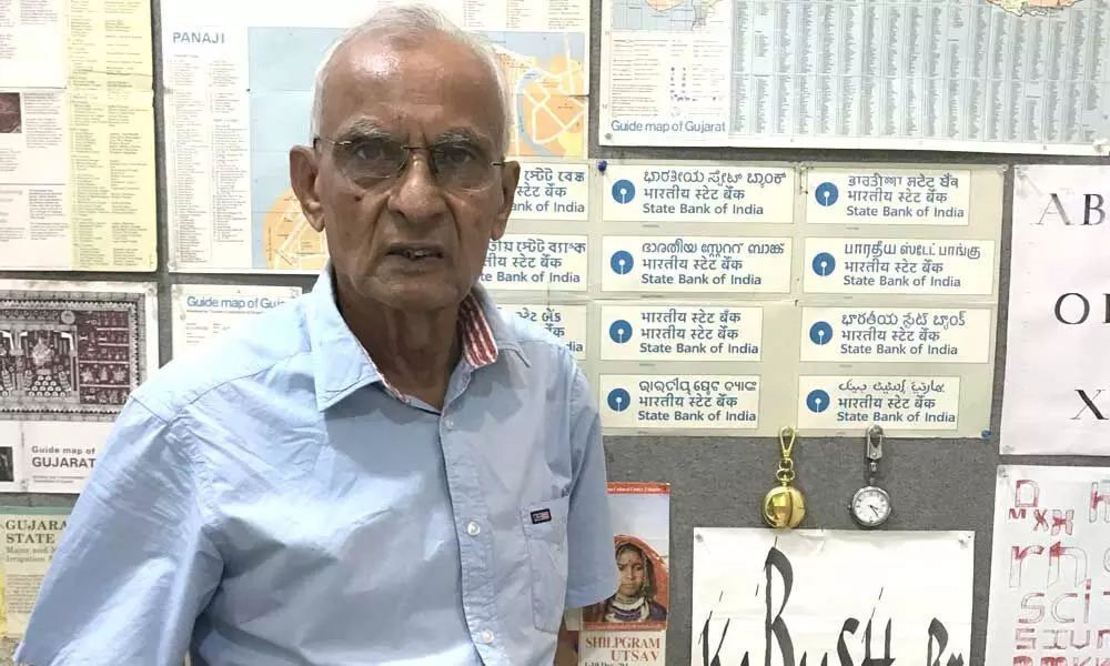 Meet 80-yr-old Mahendra Bhai Patel, the man who designed SBI name in several languages