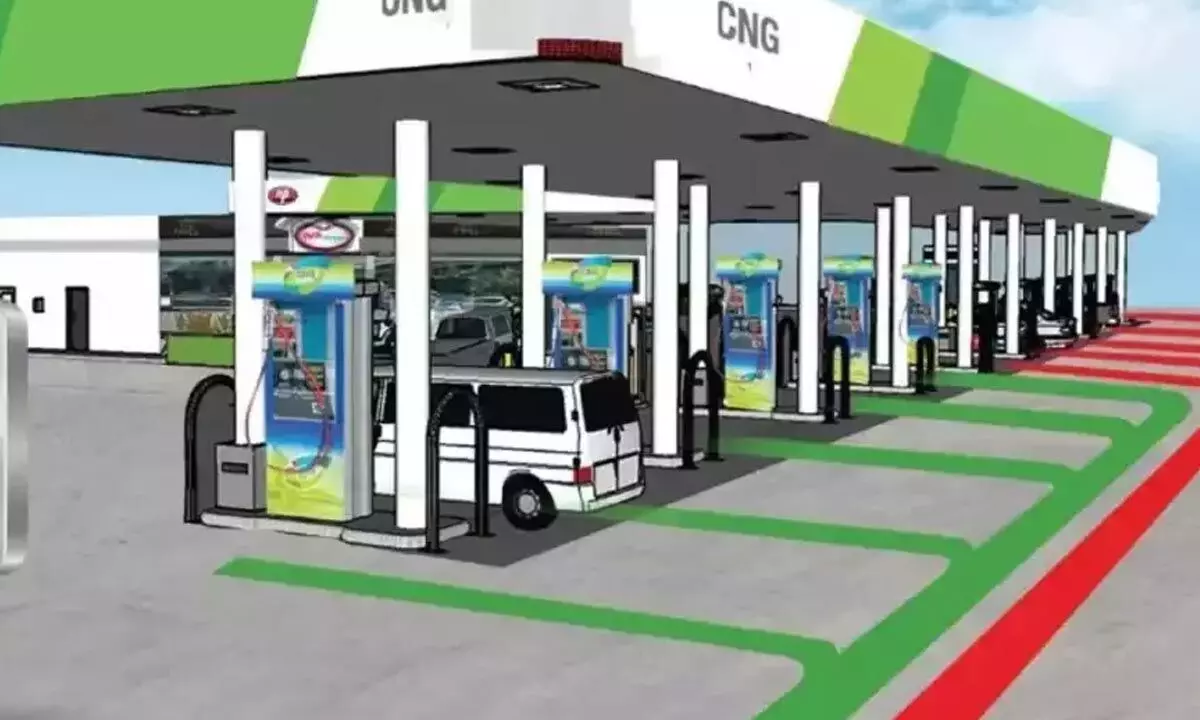 CNG station launched in Guntakal