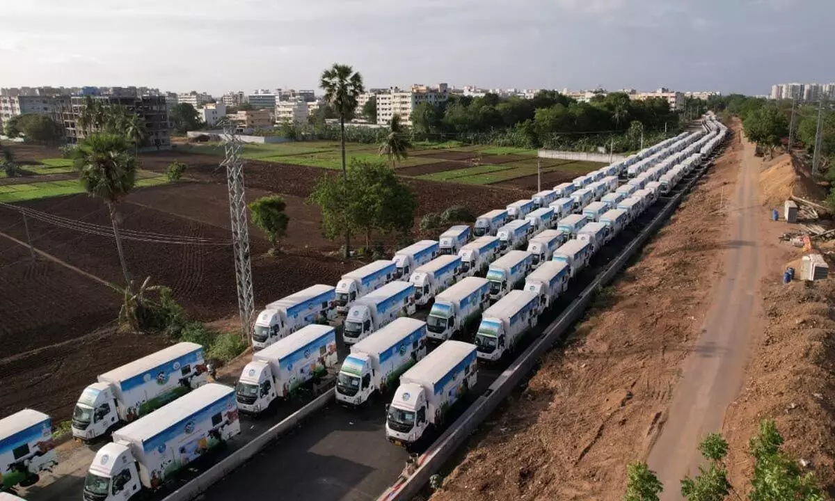 Jagan flags off MAVC vehicles