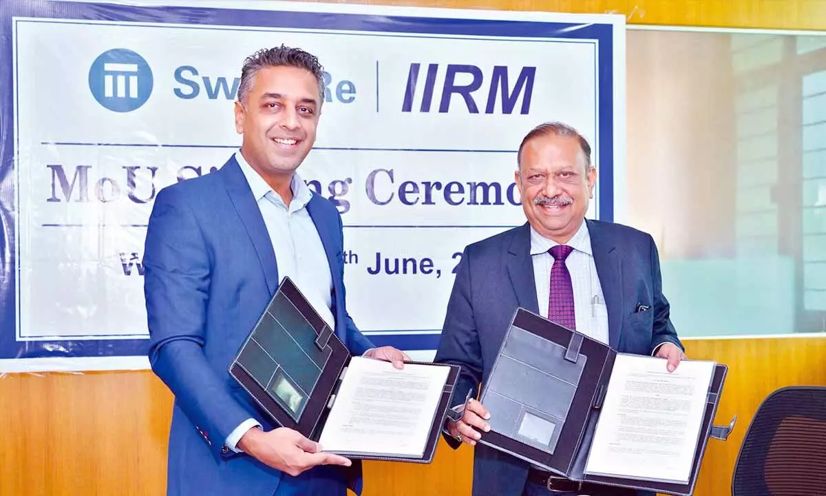 Swiss Re inks MoU with IIRM to strengthen insurance academia