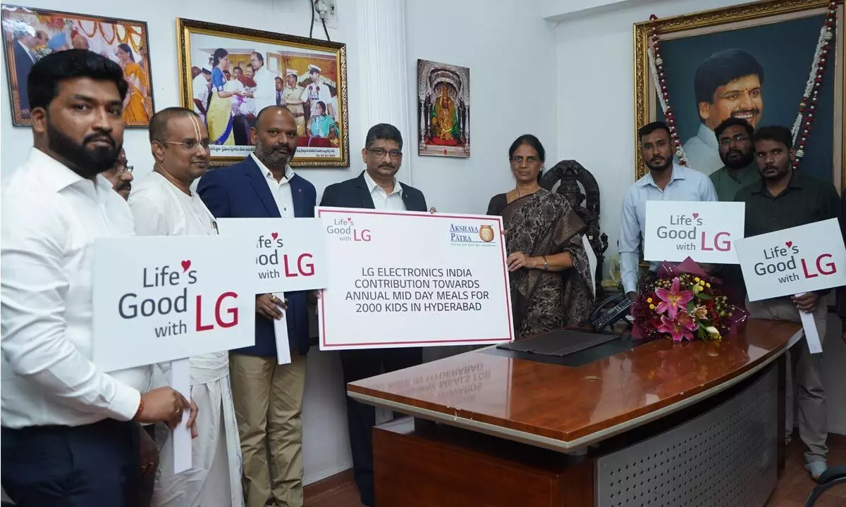 LG India contributes to mid-day meals program