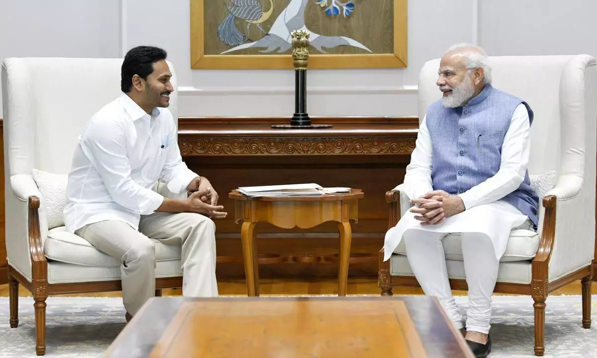 CM Jagan meets Modi, seeks release of pending funds to Andhra