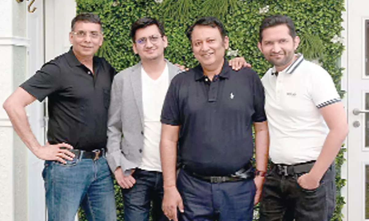 L-R Anil Jain, Gaurav Jain, Dr Apoorva Ranjan Sharma and Anuj Golecha