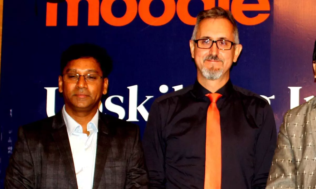 Sushil Karampuri, MD, Moodle India and Martin Dougiamas, CEO, Moodle