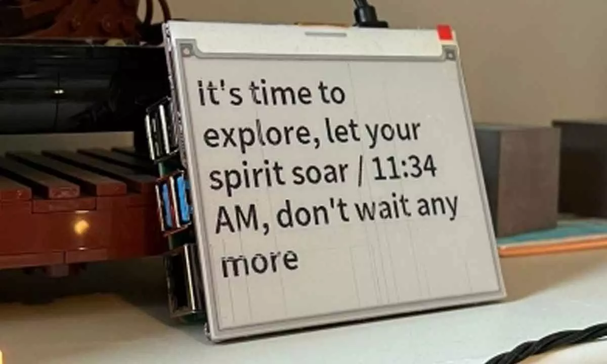 This AI clock tells time with short poems