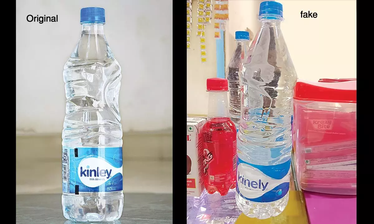 Kinley bottled water manufactured by the Coca Cola Company and sold in  India Stock Photo - Alamy