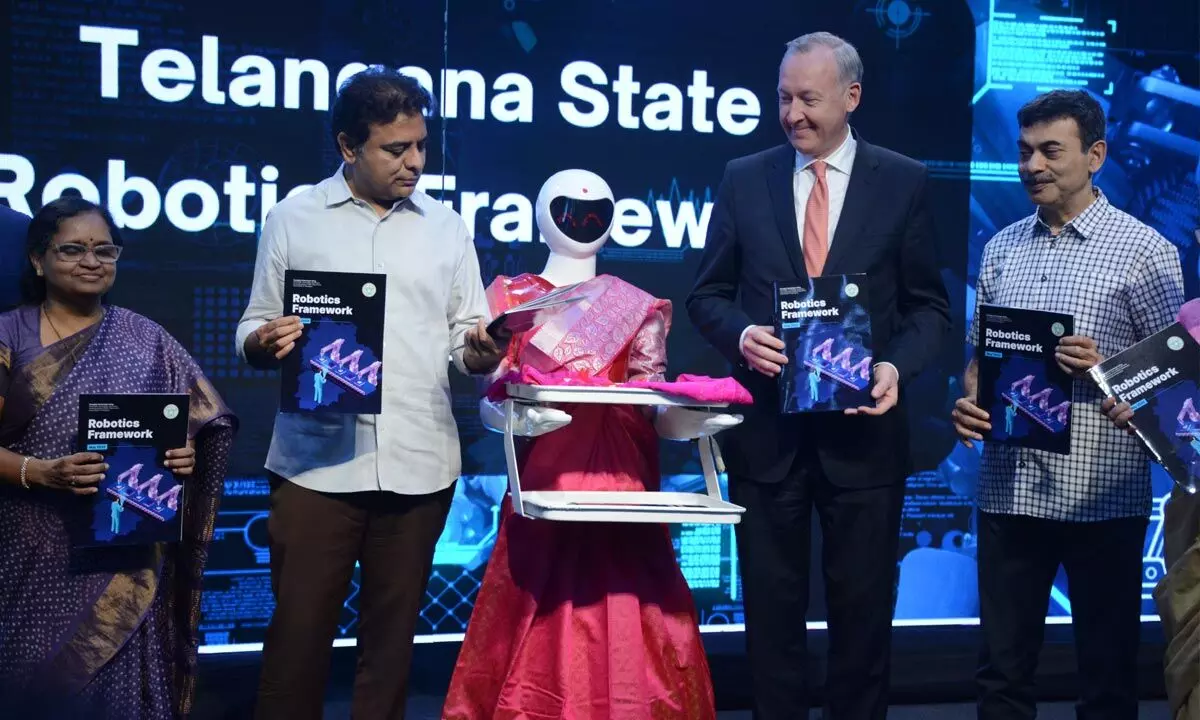 KTR announces Telangana Robotics Innovation Center