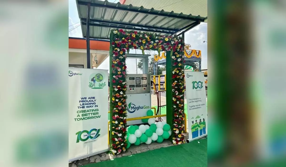 Megha Gas opens 100th CNG station in Telangana