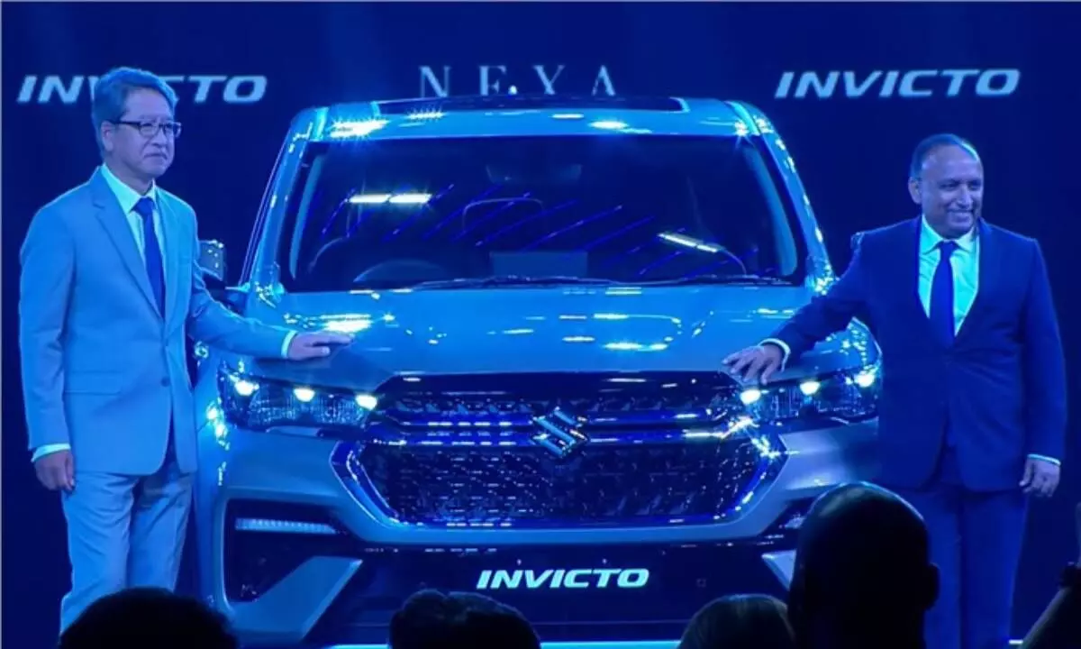 Maruti Suzuki launches MPV Invicto starting at Rs 24.8 lakh