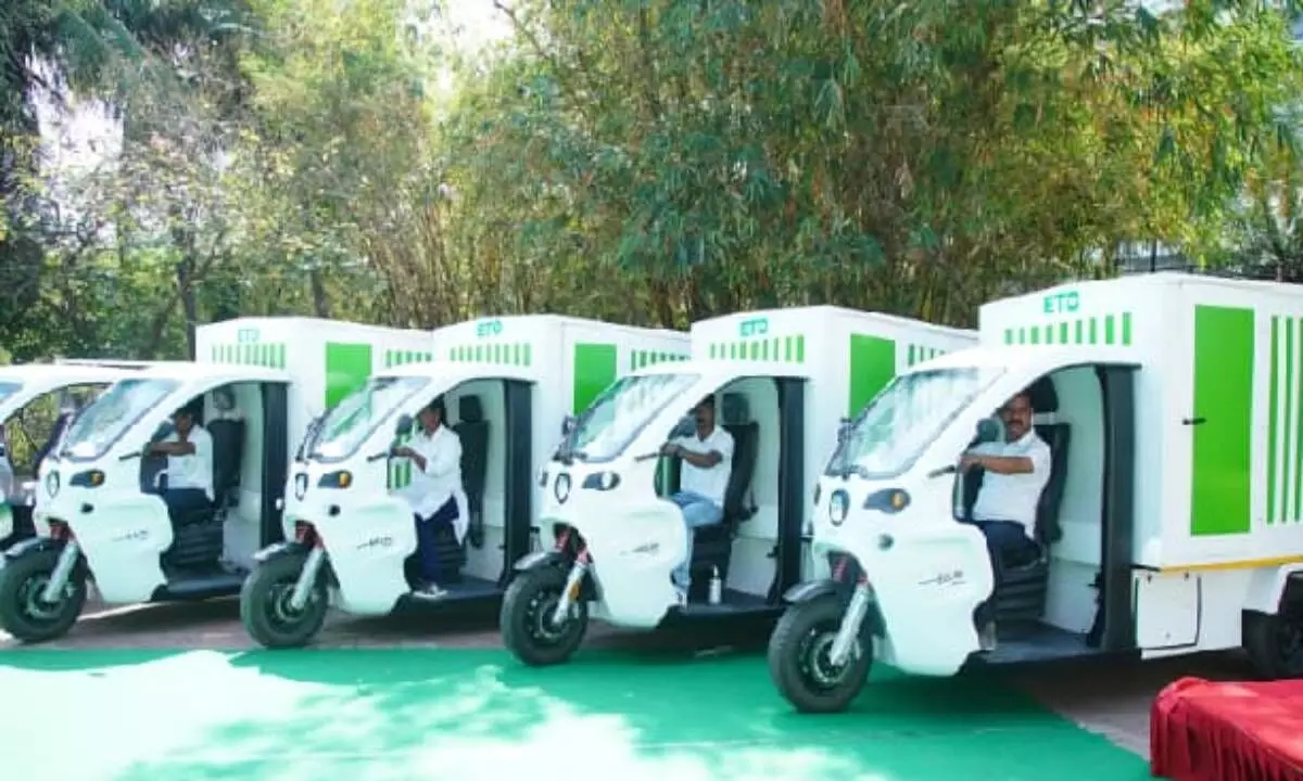 ETO Motors gives 30 e-autos in Hyd