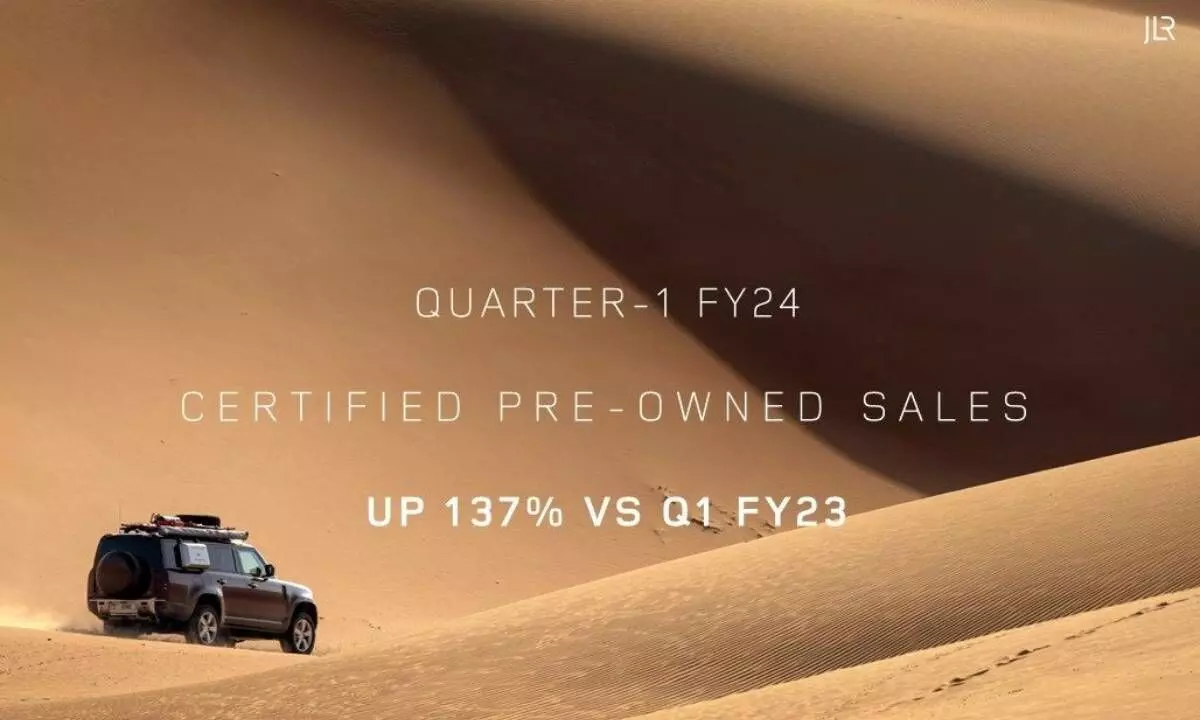 JLR India achieves highest ever Q1 sales with 102% YoY growth