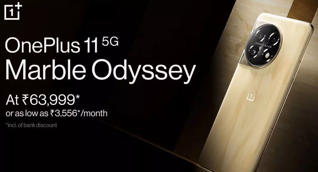 Get your hands on to this OnePlus 11 Marble Odyssey limited-edition, it’s an absolute gig!