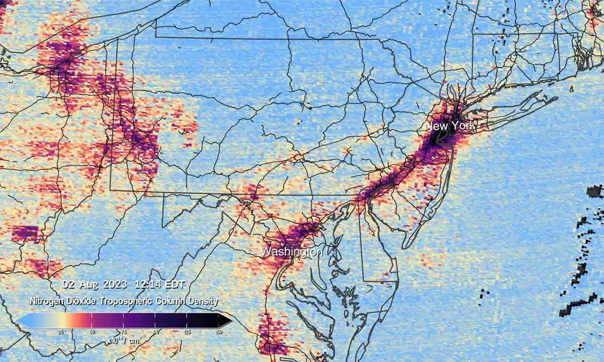 NASA shows images from Tempo