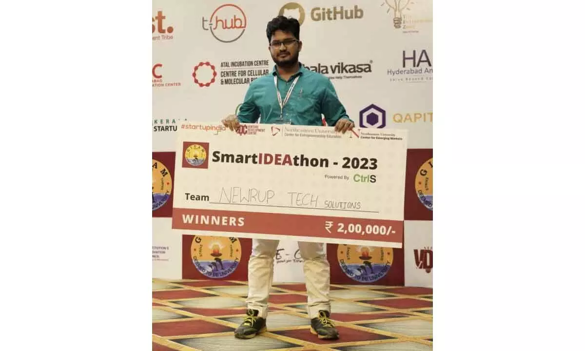 Odisha’s student entrepreneur wins GITAM SmartIDEAthon