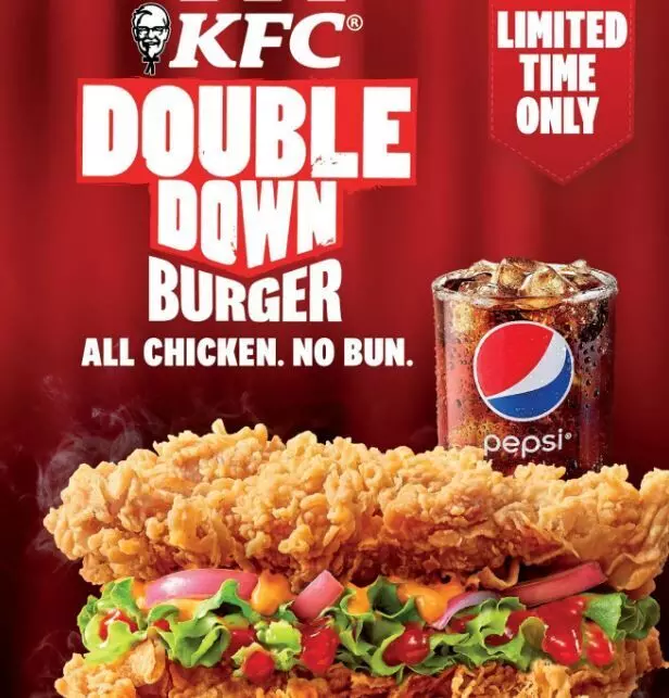 KFC India Presents a Time-Limited Culinary Masterpiece: The Exclusive Double Down Burger!
