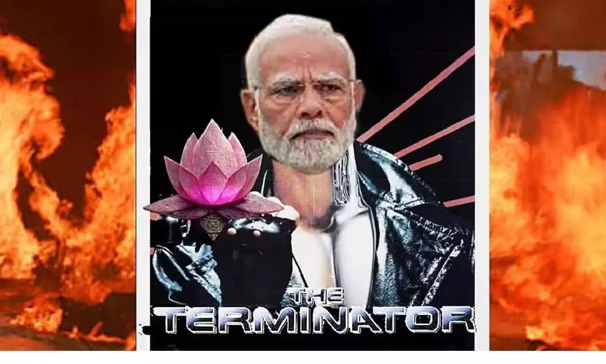 Can ‘Terminator’ image ensure a win for Modi?