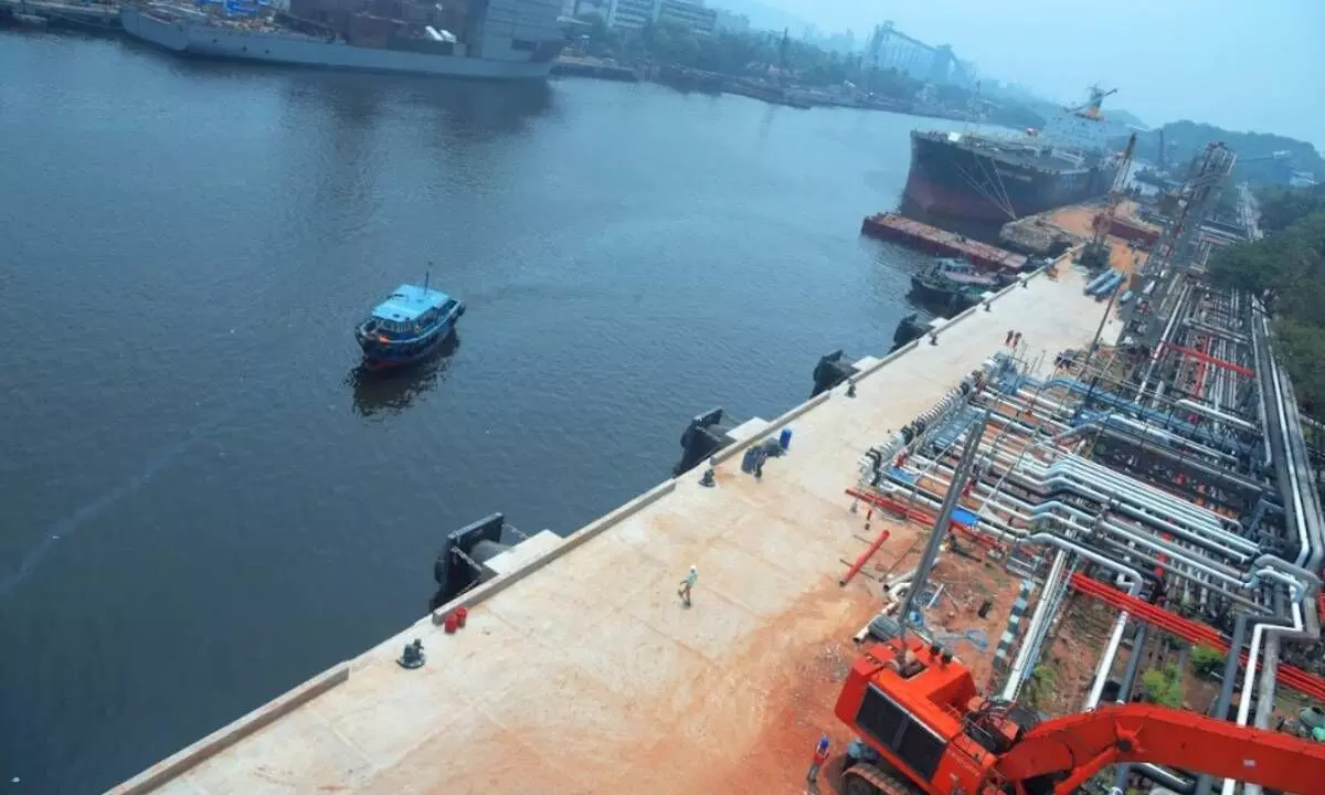 A view of Vizag International Cruise Terminal