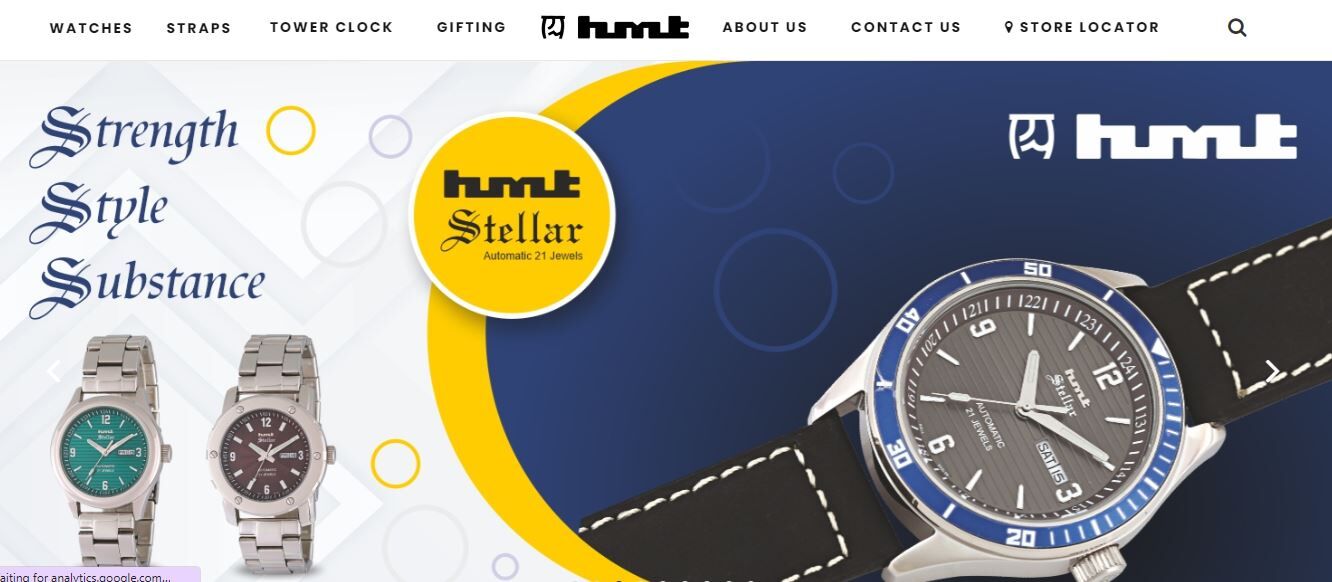 Hmt watches store website