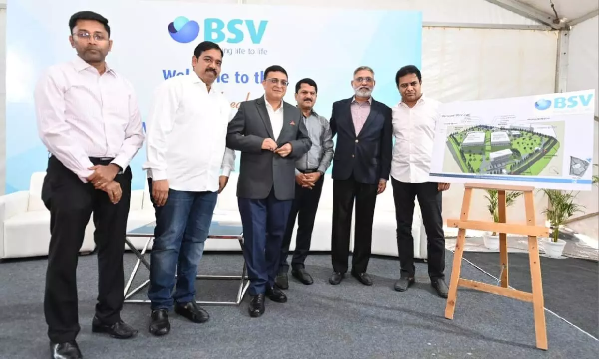 BSV breaks ground for new bio-pharma mfg plant in Genome Valley