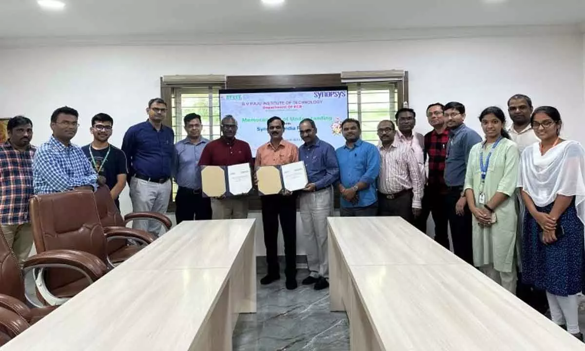 BVRIT Narsapur signs MoU with Synopsys India