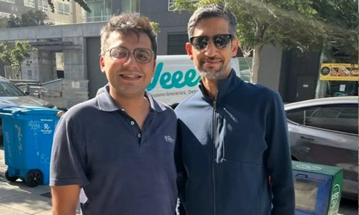 Bengaluru techie meets Sundar Pichai