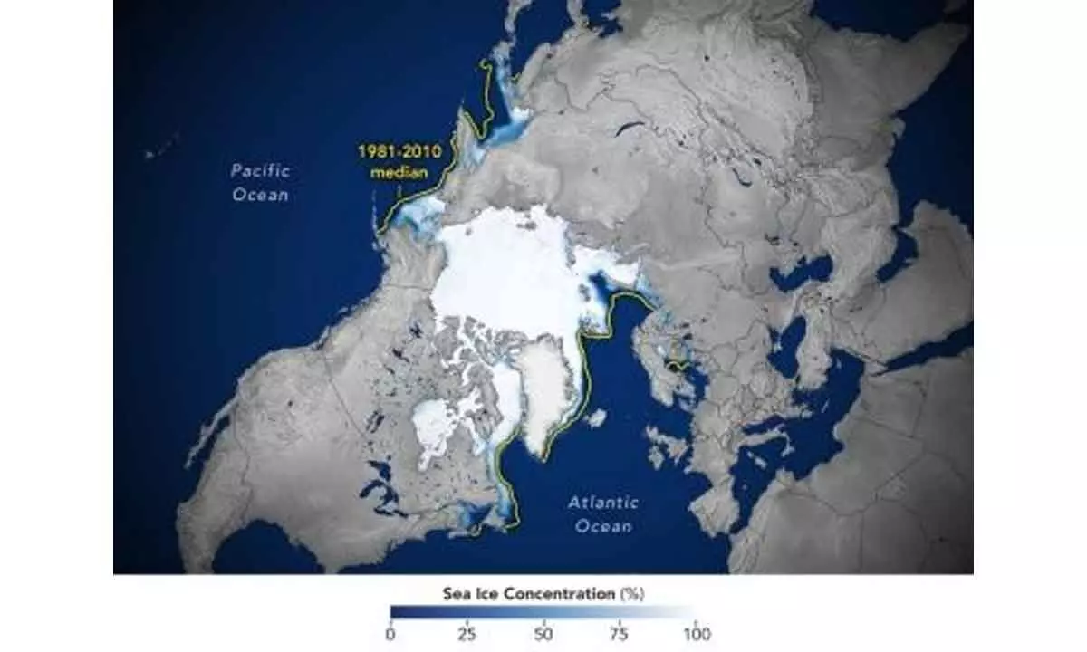 NASA records 6th lowest Arctic sea ice