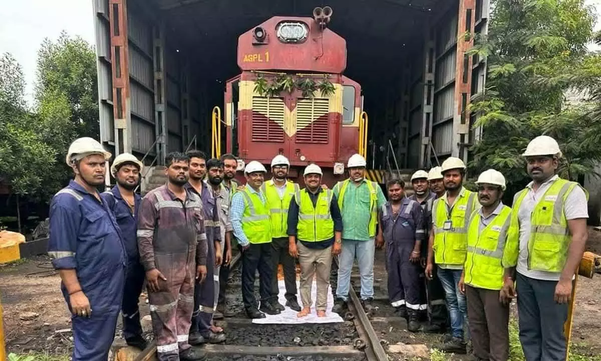 Gangavaram Port inducts two advanced locomotives