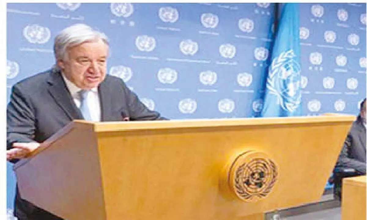 Guterres launches panel on AI