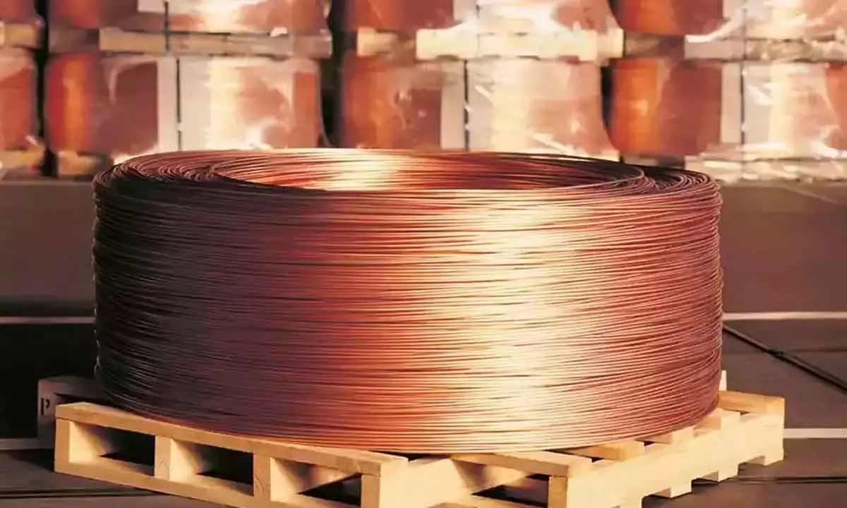 Copper futures slip on muted spot demand